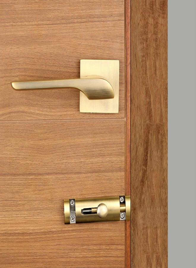 LAPO Brass Heavy Duty Mortise Bathroom Door Lock | Antique Finish Handleset with Baby Latch for Storeroom & Balcony | Weatherproof Door Lock for Home, Office & Hotel Doors| 3 Years Warranty Ro-02 - Image 5